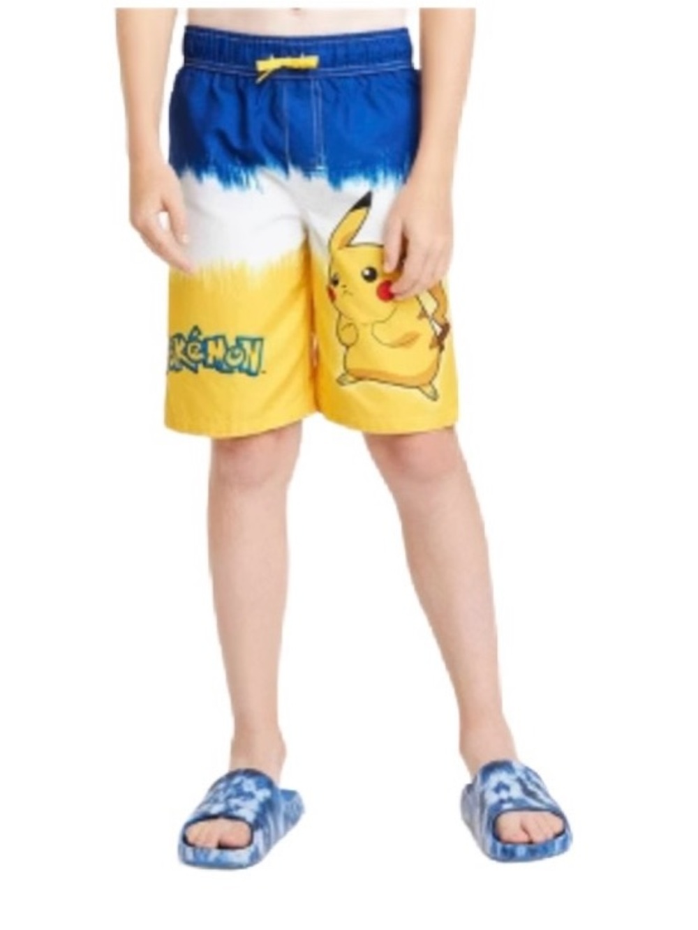 Pokémon Kids Blue and Yellow Pikachu Shorts Size XS 4/5